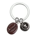 thumbnail image 1 of 1Pc Coffee Bean Design Keychain Festive Gift Keychain Bag Pendant Gift Key Ring, 1 of 9
