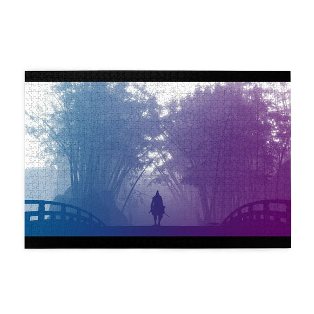 Game Jigsaw Puzzles 29.5 x 19.5 In,SEKIRO Jigsaw Puzzles 1000 Pcs Adult Gaming Funny Jigsaw Puzzles