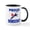 White/Black Inside, variant on CafePress - Democrat Pride (Donkey) Mug - 11 oz Ceramic Mug - Novelty Coffee Tea Cup