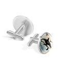 thumbnail image 3 of Whale Stylish Men's Cufflinks Set for Formal Attire, Made of Stainless Steel, for Wedding or Business Meetings, 3 of 6