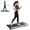Silver-P10, variant on Simenmax 2-in-1 Foldable Walking Treadmill with Handrails, Quiet Under Desk Treadmill for Home Office, Remote Control, LED Display, 265lbs Capacity, Black