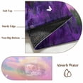 thumbnail image 6 of Purple Lavender Round Area Rug 3Ft Washable Small Circle Rugs for Kitchen Entryway, Spring Country Oil Painting Butterfly Flower Non-Slip Carpet Floor Mats Indoor Outdoor Carpet Runner Home Decor, 6 of 8
