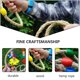 thumbnail image 5 of Juego de playa con anillo de férula de cuerda natural para exteriores para niños, 20 piezas, juego de lanzamiento de madera para niños, padres e hijos, 5 of 6