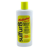 Sulfur8 Medicated Dandruff Shampoo Salicylic 7.5oz (Pack of 3)