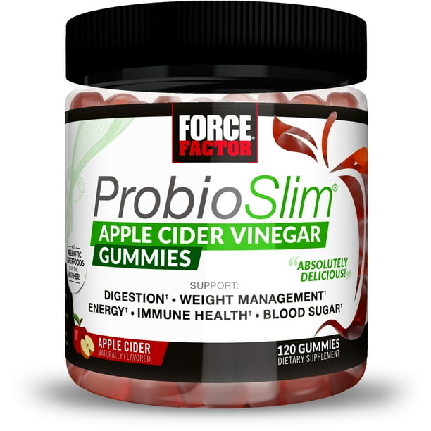 ProbioSlim Apple Cider Vinegar Gummies, ACV Gummy Vitamins for Women
