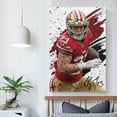 thumbnail image 5 of Christian McCaffrey American Football Players Sports Celebrity Canvas Wall Art Posters For Room Aesthetic And Decor 20 Poster For Bedroom Bathroom Living Room Office Kitchen Decor, 5 of 8
