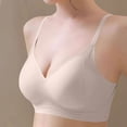 thumbnail image 2 of OVAFBAU Maternity Nursing Bras for Breastfeeding Wirefree Push Up Breathable Jelly Comfortable Daily Nursing Maternity Underwears, 2 of 7