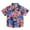 Blue-3, variant on Virmaxy (1-8y) Children'S Summer New Short-Sleeved Shirt Kids Boys Girls Bohemian Style Lapel Collar T-Shirt 2025 Summer Cotton Loose Fit Crewneck Blouses Tops Blue-1 2 Years