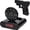 Black, variant on Gun Shooting Target Alarm Clock, Digital LED Shot Timer, Interactive Shooting Game, Bedside Wake‑up Clock, Fun Gift for Teens & Adults, Bedroom Office Use, Green