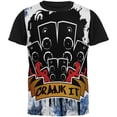 thumbnail image 1 of DJ Crank it to Eleven 11 Super Bass Speakers All Over Mens Black Back T Shirt Multi X-LG, 1 of 1