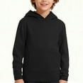thumbnail image 6 of ATOGUTA Boys Hooded Sweatshirt Long Sleeve Hooded Pullover Sweatshirt Outfits Casual Clothes Size 3T-15, Black, 6 of 6