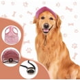 thumbnail image 3 of Outdoor Canvas Dog Hat with Sun Protection, 2026 New Outdoor Sun Protection Hood Pet Summer Beach Peaked Cap Dog Hat, Visor, Ear Holes & Adjustable Neck Strap(Cloud Green,L), 3 of 5