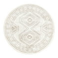 thumbnail image 3 of Unique Loom Charlotte Collection Area Rug - Quail (3' 1" Round Ivory/Light Brown), 3 of 7