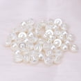 thumbnail image 5 of ✪ 50Pcs Faux Pearl Buttons Fit Sewing Scrapbook Backhole Sewing Crafts 10/11.5mm, 5 of 10
