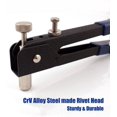 thumbnail image 3 of 86 Piece Rivet Nut Tool Set Hand Riveter with M3/M4/M5/M6/M8 Threaded Rivet Nut and Mandrel, 3 of 5