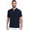 02-Navy Blue, variant on Mens Knit Polo Shirt Short Sleeve Lightweight Viscose Polo Sweater Casual Ribbed Textured Summer Golf Shirt Soft Breathable Fashion Pullover