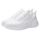 thumbnail image 1 of Comfortable Casual Sports Shoes For Adults In White Mesh For Running Walking And Sports Activities - 1 Pair, 1 of 3