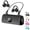 Black, variant on Bluetooth Headset,Fashionable Clip on Wireless Headphones,Waterproof Wireless Earphones with Handbag,Open Ear Earbuds with Detachable Earrings for Workouts Commuting,Fit&36h Playtime