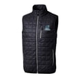 thumbnail image 2 of Men's Cutter & Buck  Navy Citadel Bulldogs Vault Rainier PrimaLoft Eco Insulated Full-Zip Puffer Vest, 2 of 3