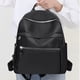 thumbnail image 5 of Mochila informal para mujer | Bolso de hombro convertible en tres compartimentos | Bolsillos con cremallera antirrobo | Mochila ligera de viaje para ir a la escuela, al trabajo y a las compras, 5 of 9