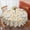 Pioneer Flower Floral-3, variant on Pioneer Flower Floral Print Pattern Round Tablecloth 70"x70", Wrinkle Resistant Wipeable Table Cover for Kitchen Dining Room Picnic Patio and Party
