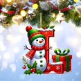 thumbnail image 4 of Bl-ack & Fri day Christmas Clearance! 26 English Letters Christmas Tree Decorations 26 Letters Christmas Tree Decoration Pendant Christmas Alphabet Letter Pendant Christmas Tree Hanging Ornament, 4 of 4