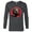 Charcoal Heather, variant on Marvel Ant-Man and the Wasp: Quantumania Scott Lang Helmet - Long Sleeve T-Shirt for Men - Customized-Navy