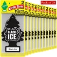 thumbnail image 1 of Little Trees Car Air Freshener – Black Ice, Xtra Strength Long Lasting Hanging Tree for Auto & Home (24 Air Fresheners), 1 of 5