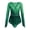 Dark Green, variant on Ice Figure Skating Dress for Women Long Sleeves Gradient Color Competition Skating Dancewear Burgundy XL