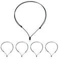 thumbnail image 1 of 5pcs Adjustable Necklace Cords 1.5MM Thick 18-30 Inch Handmade Craft Ropes with Metal Ring, 1 of 6