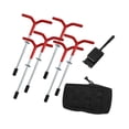 thumbnail image 2 of Almencla 6 Pieces Ice Fishing Anchors Ground Nails Practical Ice Anchor Drill Adapter Without Socket, 2 of 8