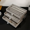 thumbnail image 5 of OEFNTAC Drawer Multifunctional Dustproofs Jewelry Sense Box Simples Display Premiums Jewelry Box Organizer, 5 of 6