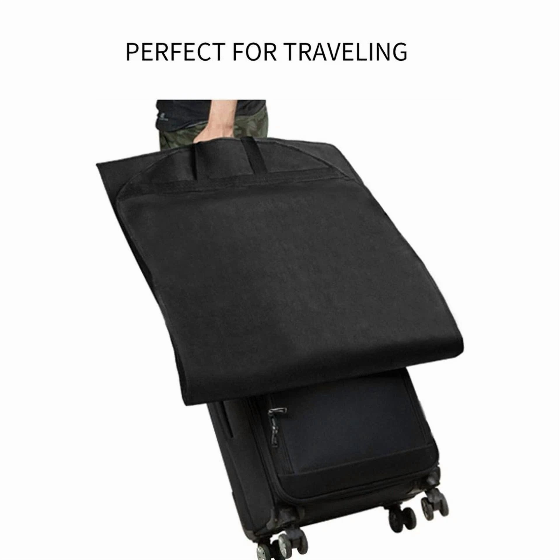 BUTTERFLY- 2Pcs Garment Bag Suit Coat Hanging Storage Cover Dustproof Travel Reusable Men