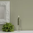 thumbnail image 2 of Root Unscented Grecian Collenettes Taper Candles, 5-Inch Tall, Box of 8, Dark Olive, 2 of 2