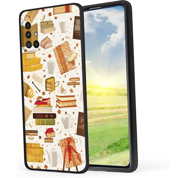 Book-lover-102 Phone Case, Degined for Samsung Galaxy A51 4G Case Men Women, Flexible Silicone Shockproof Case for Samsung Galaxy A51 4G