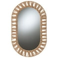 thumbnail image 2 of bali & pari Geona Modern Bohemian Metal and Natural Brown Seagrass Accent Wall Mirror, 2 of 4