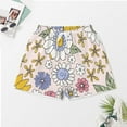 thumbnail image 3 of PRIYAL Floral Vintage Pattern Silk Women Pajama Set Short Sleeve Comfy Pjs Sets 2 Piece Lounge Set, 3 of 6