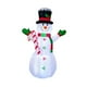 thumbnail image 2 of Muñeco de nieve inflable de 1,2 metros, adorno navideño inflable, estatua inflable grande, decoración exterior con luz para vacaciones, 2 of 9