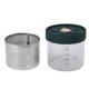 thumbnail image 4 of Contenedor de almacenamiento de alimentos de 200 ml, resistente a altas temperaturas, organizador de alimentos frescos para refrigerador con tapa hermética y orificio de drenaje., 4 of 14