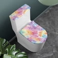 thumbnail image 2 of HELLHERO Rainbow Paw Art Elastic Bottom Toilet Seat Cover Replacement with Fits All Toilet Shapes, 2 of 8