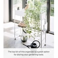thumbnail image 4 of Yamazaki Home Entryway Storage Cart, White, Steel,  Holds 6 pairs of shoes, Wheels, 4 of 8