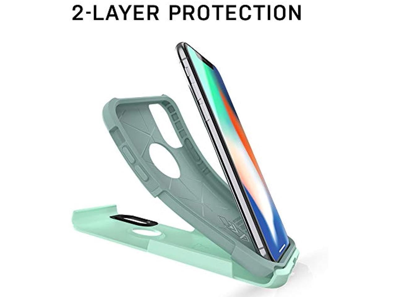 OtterBox Commuter Series Case for iPhone XR - For Apple iPhone XR Smartphone - Ocean Way - Anti-slip, Dust Resistant, Dirt Resistant, Impact Absorbing - Synthetic Rubber, Polycarbonate
