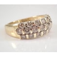 thumbnail image 2 of ORLOV DIAMONDS Wedding Band Women's Ring 14K Yellow Gold Plated 2.50Ct Moissanite Round Cut, 2 of 3