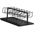 thumbnail image 4 of Generic Organizador de botellas de agua Hervidor de hervidor de agua Multifunción Ligero 8 Soportes de taza de soporte fijo para accesorios de cocina en, Negro, Individuales, 4 of 7