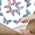 thumbnail image 6 of EttaVee Papillon Peel & Stick Wallpaper, 6 of 21