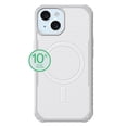 thumbnail image 2 of onn Honeycomb Dual-Layer Phone Case for iPhone 17e / 16e / 15 / 14 / 13, MagSafe Compatible - White, 2 of 8