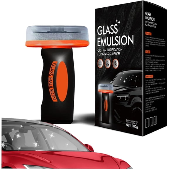Q4 Glass Cleaner Guard, Hand Held Glasss Emulsion Cleaners, Glass Guard Windscreen Cleaner, for Car, Removes Stubborn Oils Residue and Water Spots