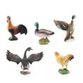 thumbnail image 4 of Simulation Farm Animals Action Figures Duck Chicken Poultry Figurines Educational Toys Gifts For Children, 4 of 6