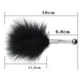 thumbnail image 2 of KAIYANG Látigo de plumas para hacer cosquillas, juguetes para charlar, provocaciones, azotes, bofetadas, amor, parejas, amantes (negro), 2 of 3