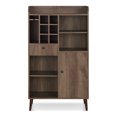 thumbnail image 3 of Bound 6-Bottle Wine Rack, Distressed Walnut, 3 of 5
